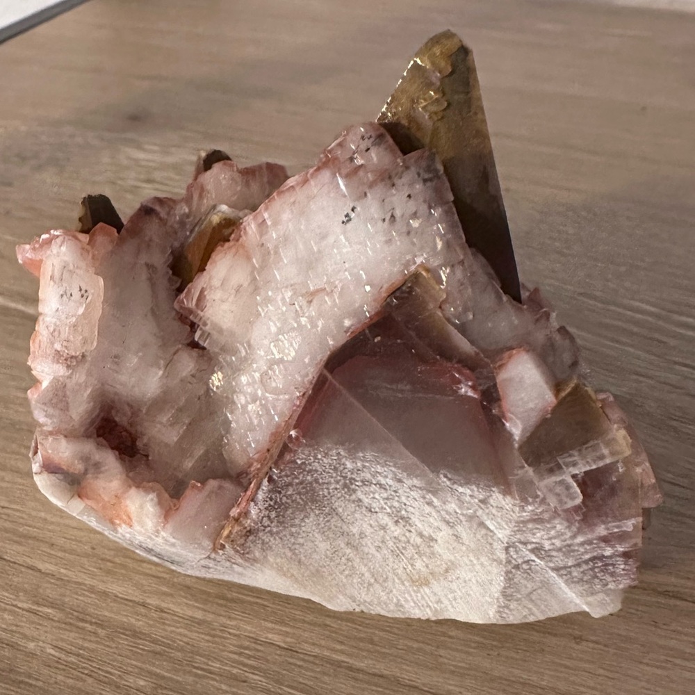 3 in x 2.5 in Calcite with Hematite